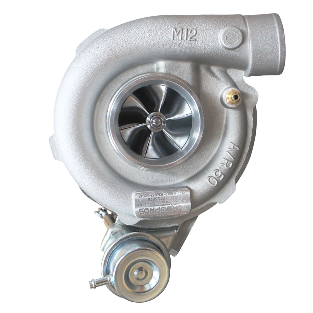 Upgrade Billet GT3582R Turbo Charger With Oil Feed Line For Ford FPV FG F6 Barra 4.0L