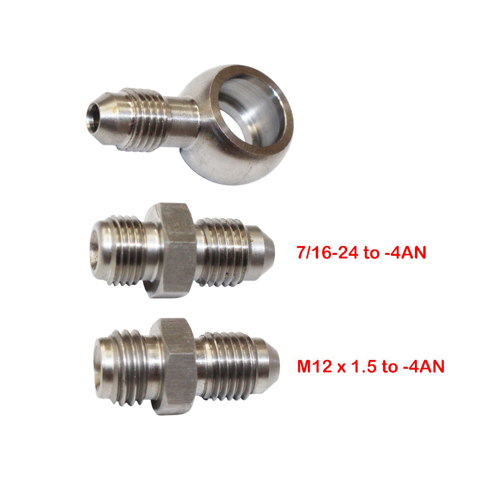 Turbo Pros Turbo Oil Feed & Return Line, Water Line & Support Bracket Kit For Ford Falcon XR6 BA/BF/FG Barra 4.0L