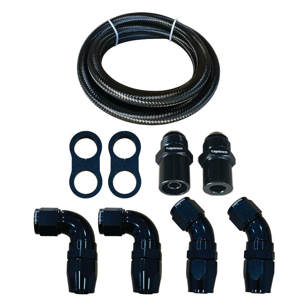 Upgrade Billet GT3582R Turbo Charger With AN8 Oil Catch Can For Ford FPV FG F6 Barra 4.0L