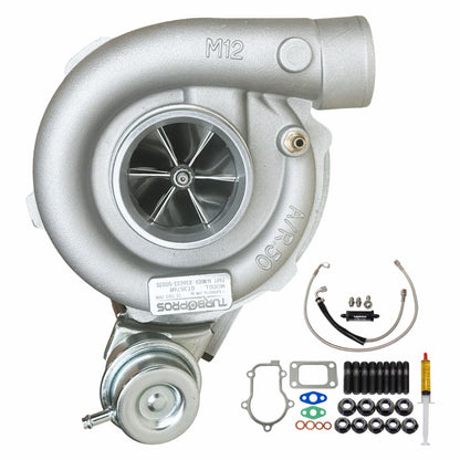 Upgrade Billet GT3576R Turbo Charger With Oil Feed Line For Ford Falcon FG XR6 / G6 / G6E Barra 4.0L 2008-2014