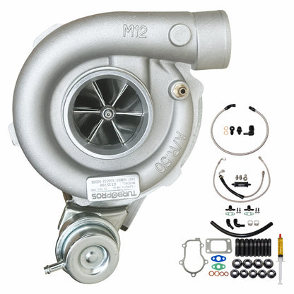 Upgrade Billet GT3576R Turbo Charger With Oil Feed, Return & Water Line For Ford Falcon FG XR6 / G6 / G6E Barra 4.0L 2008-2014