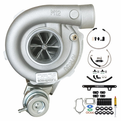 Upgrade Billet GT3576R Turbo Charger With Oil Feed, Return & Water Line And Bracket Kit For Ford Falcon FG XR6 / G6 / G6E Barra 4.0L 2008-2014