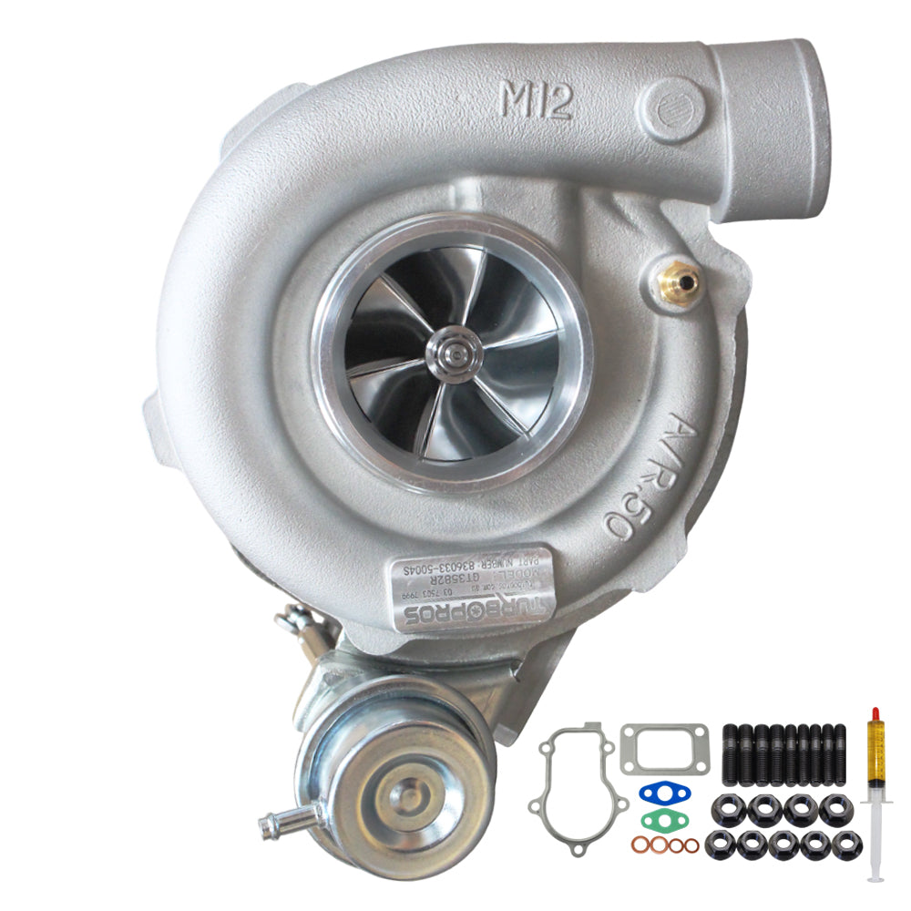 Upgrade Billet GT3582R Turbo Charger With AN8 Oil Catch Can For Ford Falcon FG FGX XR6/G6E Barra 4.0L
