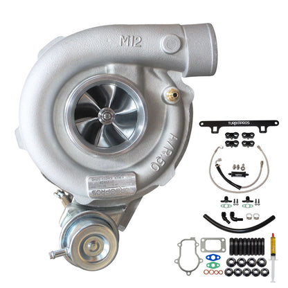 Upgrade Billet GT3582R Turbo Charger With Oil Feed & Return Line And Bracket Kit For Ford FPV FG F6 Barra 4.0L