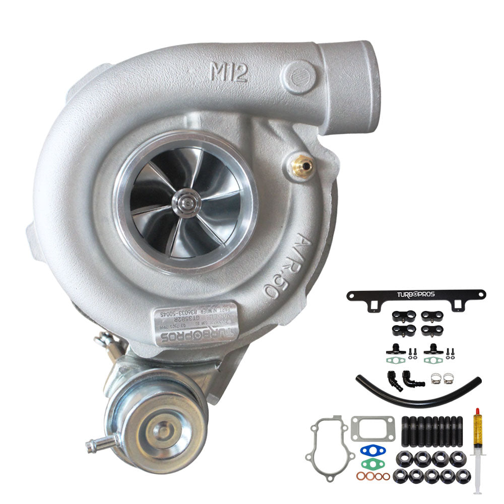 Upgrade Billet GT3582R Turbo Charger With Oil Return Line And Bracket Kit For Ford Falcon FG FGX XR6/G6E Barra 4.0L