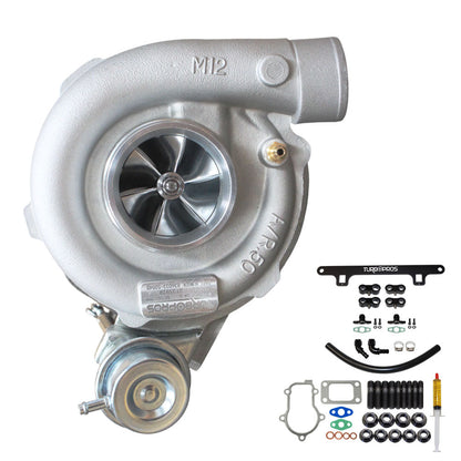 Upgrade Billet GT3582R Turbo Charger With Oil Return Line And Bracket Kit For Ford Falcon FG FGX XR6/G6E Barra 4.0L